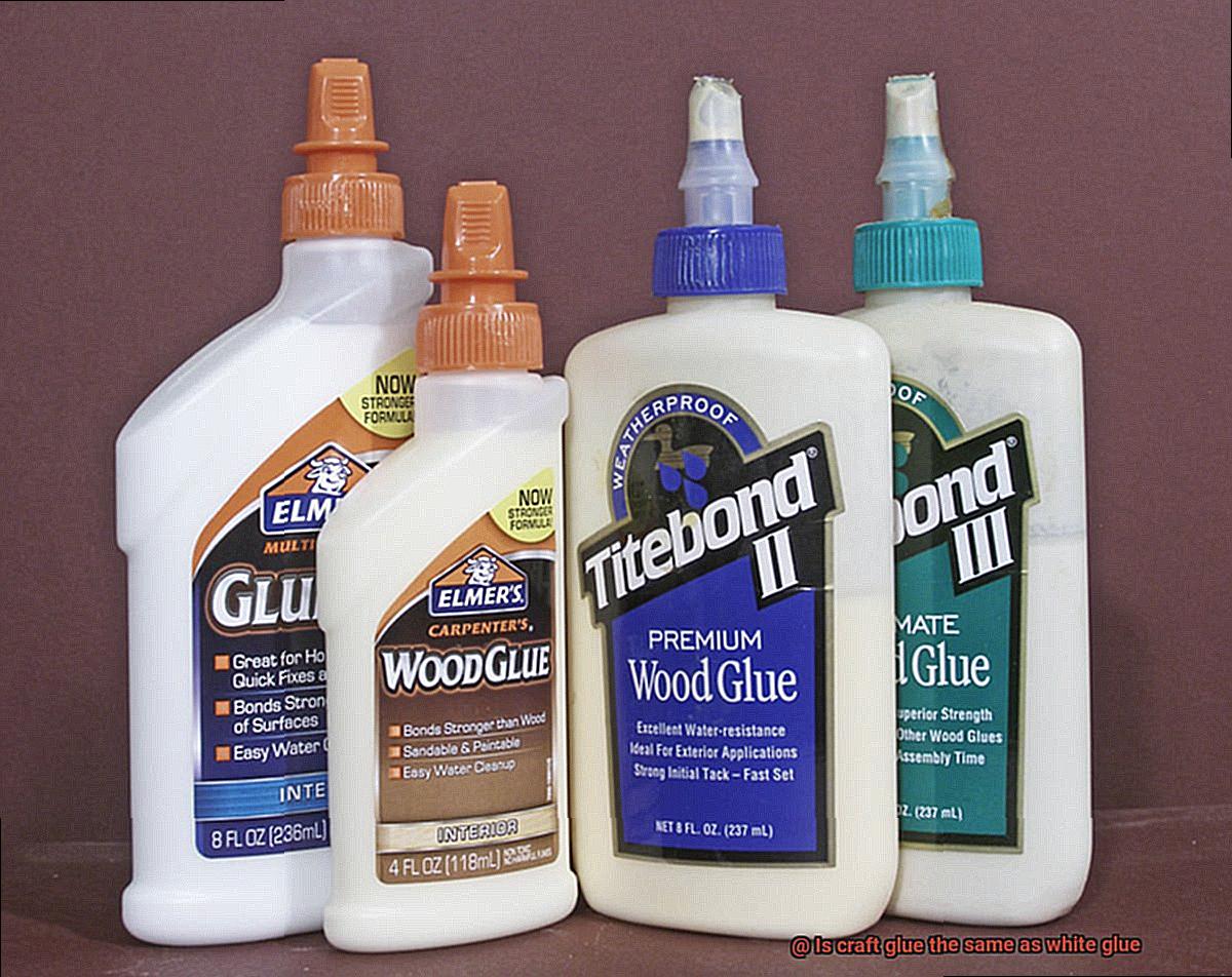 Is craft glue the same as white glue-5