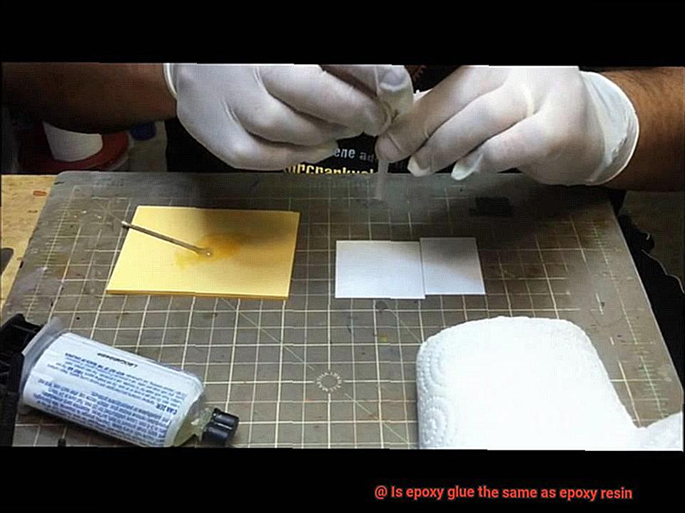 Is epoxy glue the same as epoxy resin-3