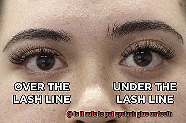 Is it safe to put eyelash glue on teeth-5