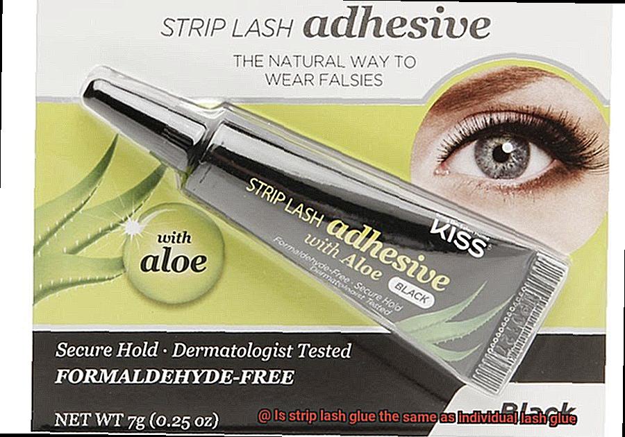 Is strip lash glue the same as individual lash glue-2