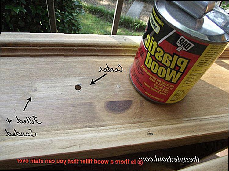 Is there a wood filler that you can stain over-2