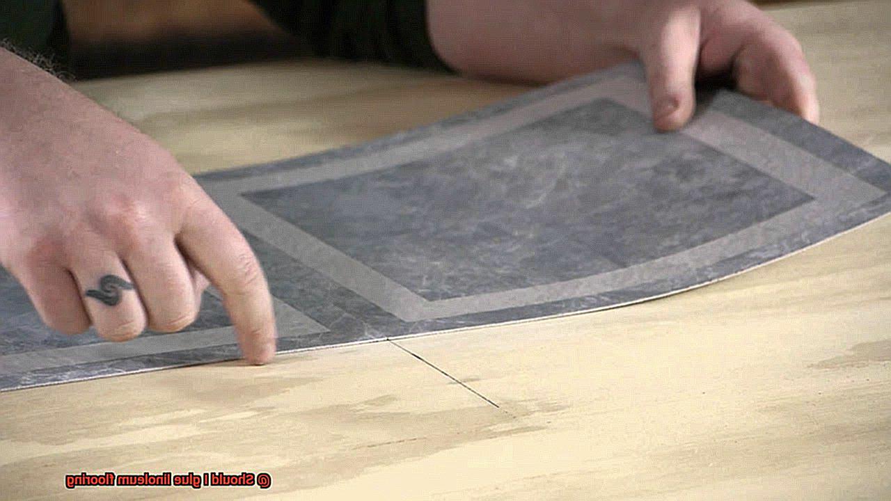 Should I glue linoleum flooring-2