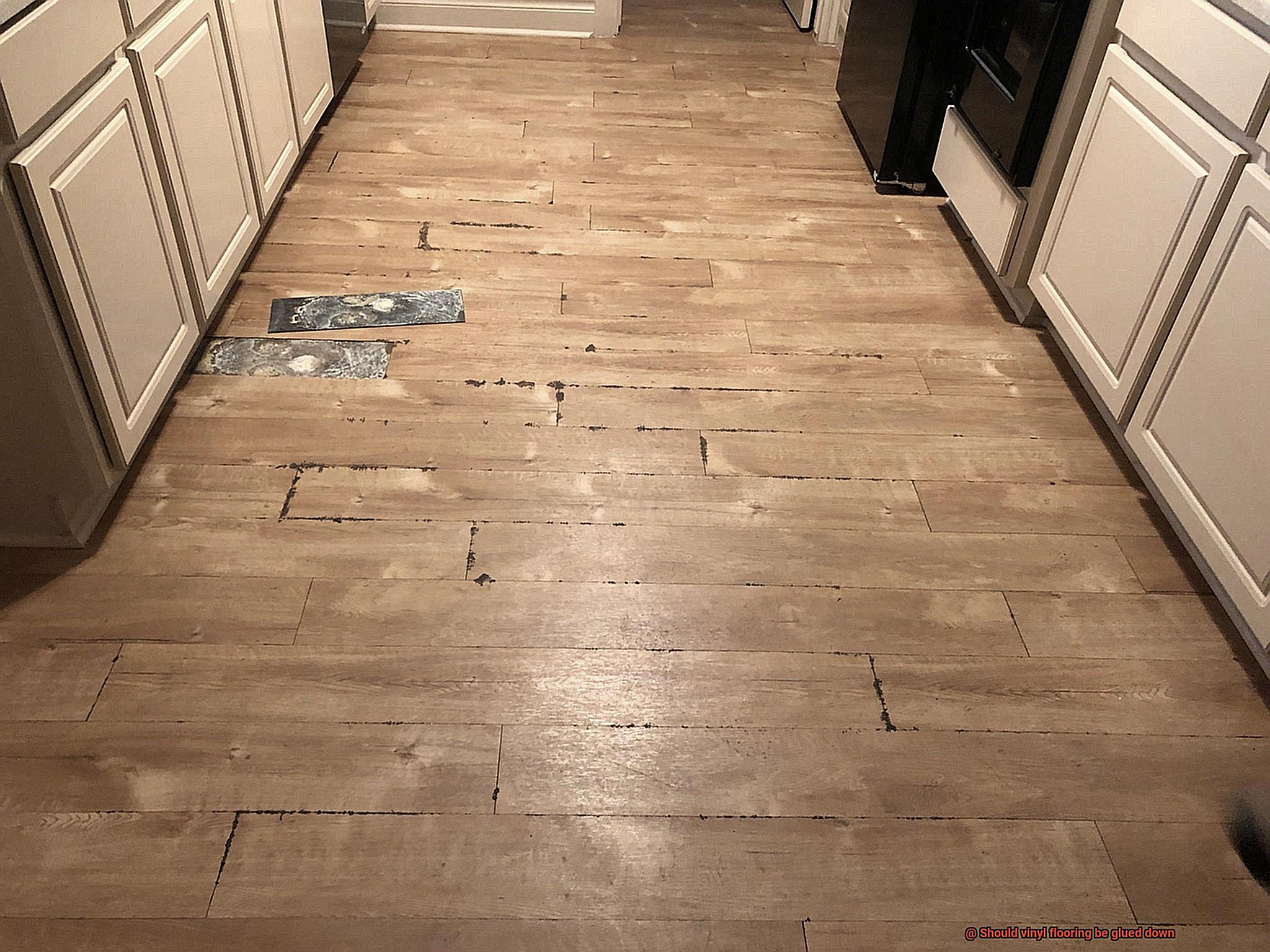 Should vinyl flooring be glued down-5