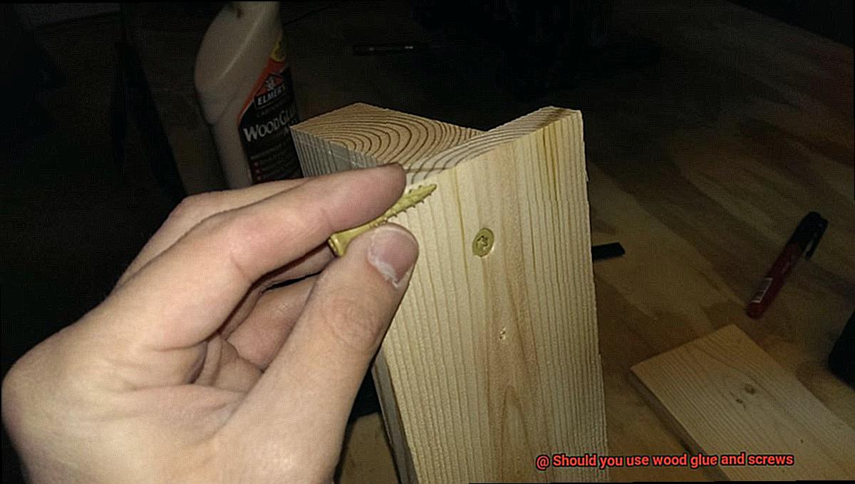 Should you use wood glue and screws-4