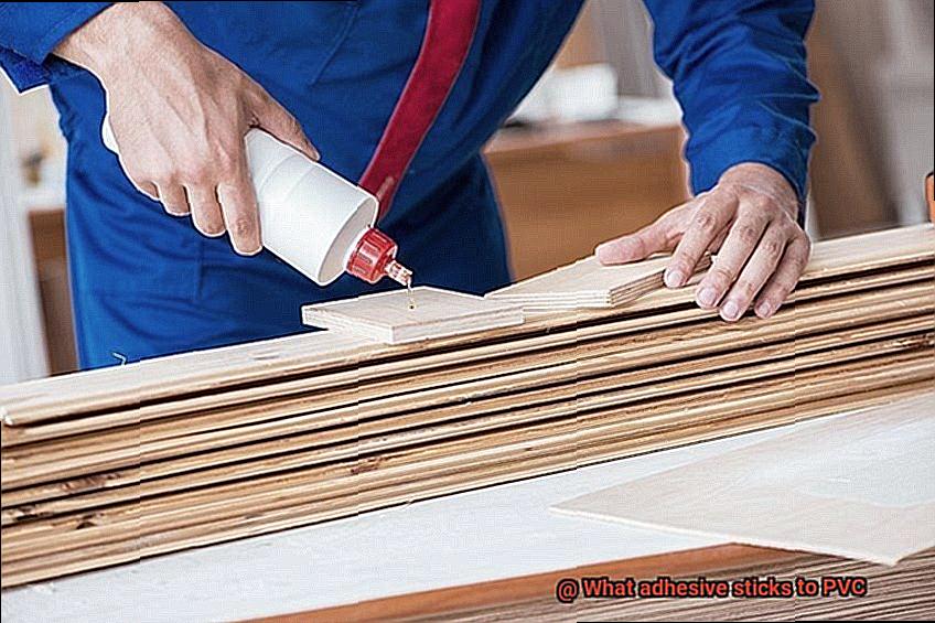 What adhesive sticks to PVC-7