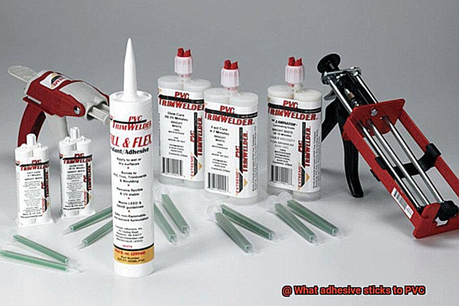 What adhesive sticks to PVC-5