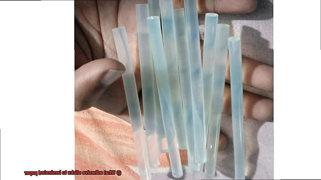 What adhesive sticks to laminated paper? Glue Things