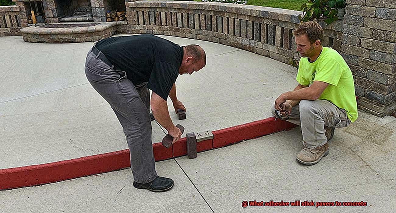 What adhesive will stick pavers to concrete-4
