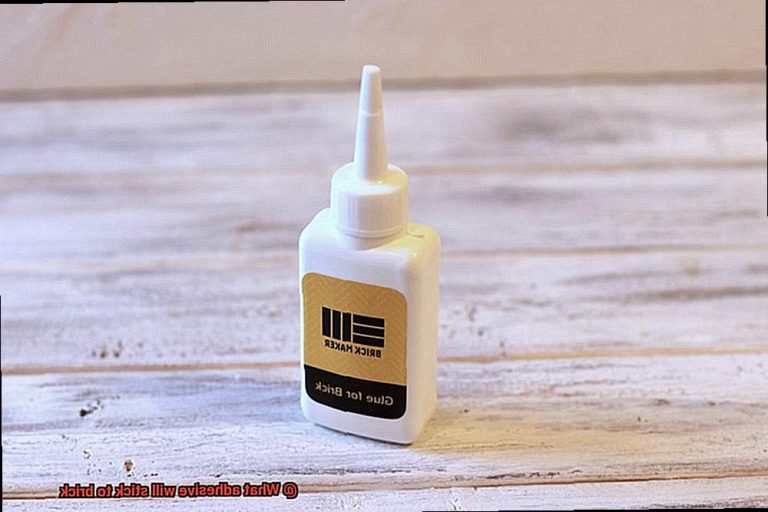 What adhesive will stick to brick? Glue Things
