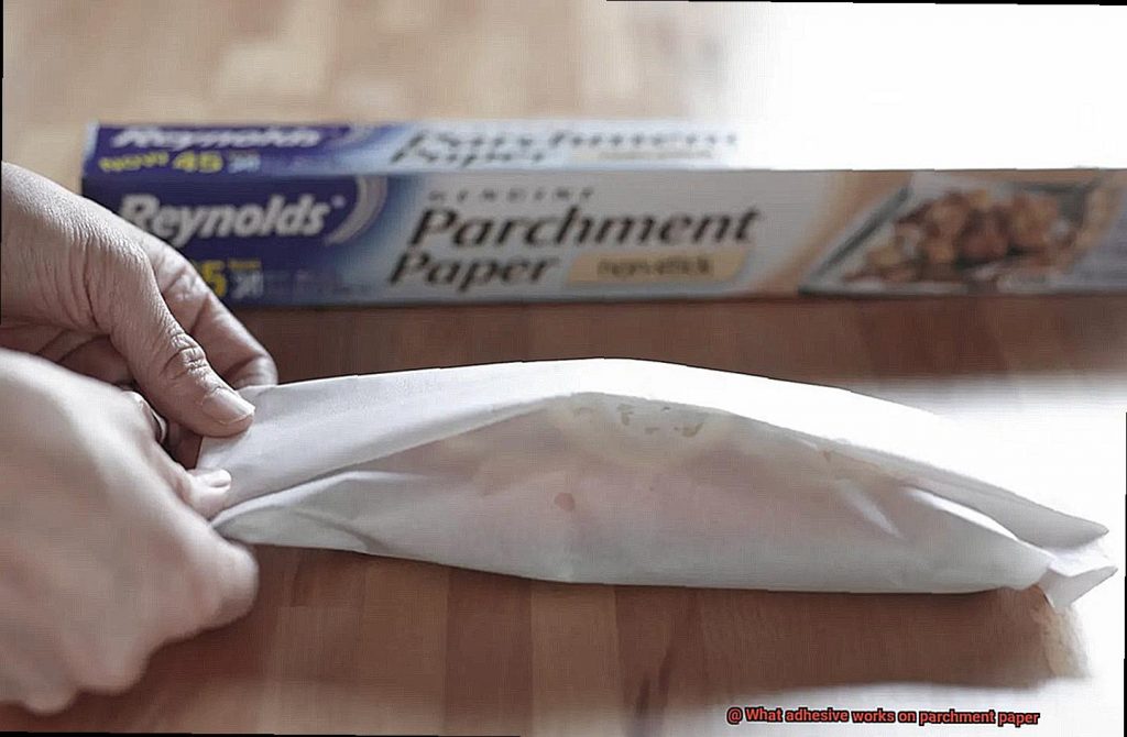 What adhesive works on parchment paper? Glue Things