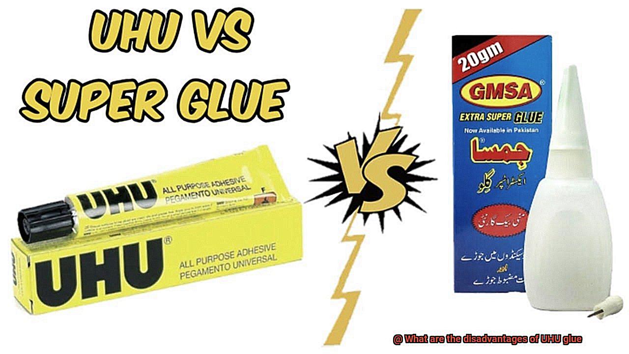 What are the disadvantages of UHU glue-4