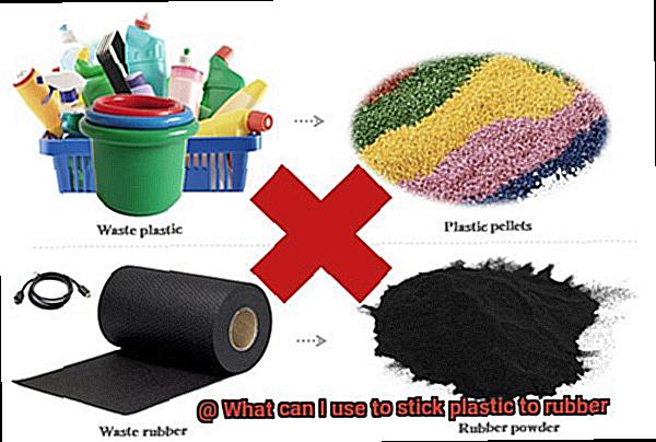 What can I use to stick plastic to rubber-4
