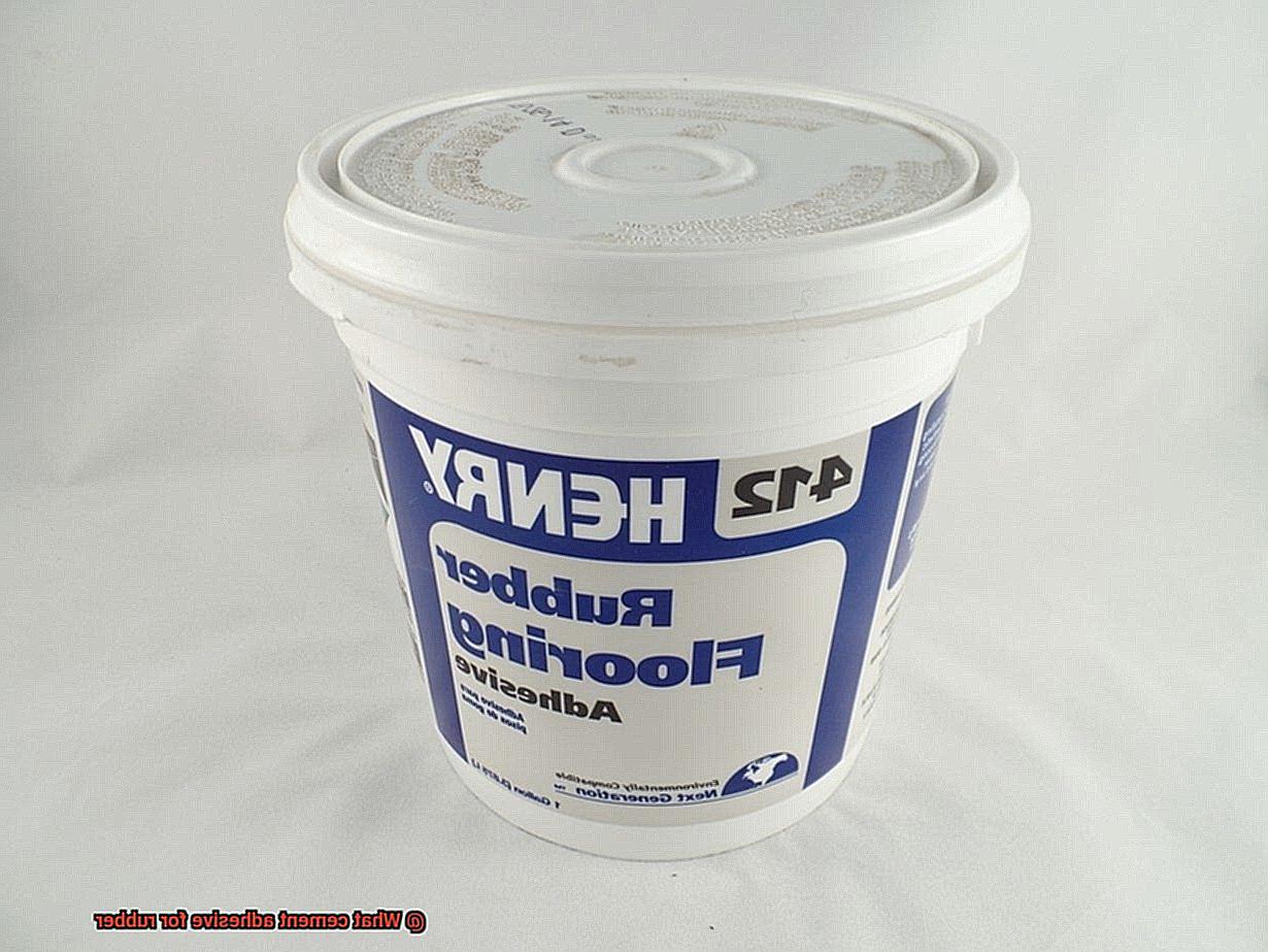 What cement adhesive for rubber-7