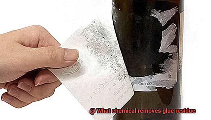 What chemical removes glue residue-4