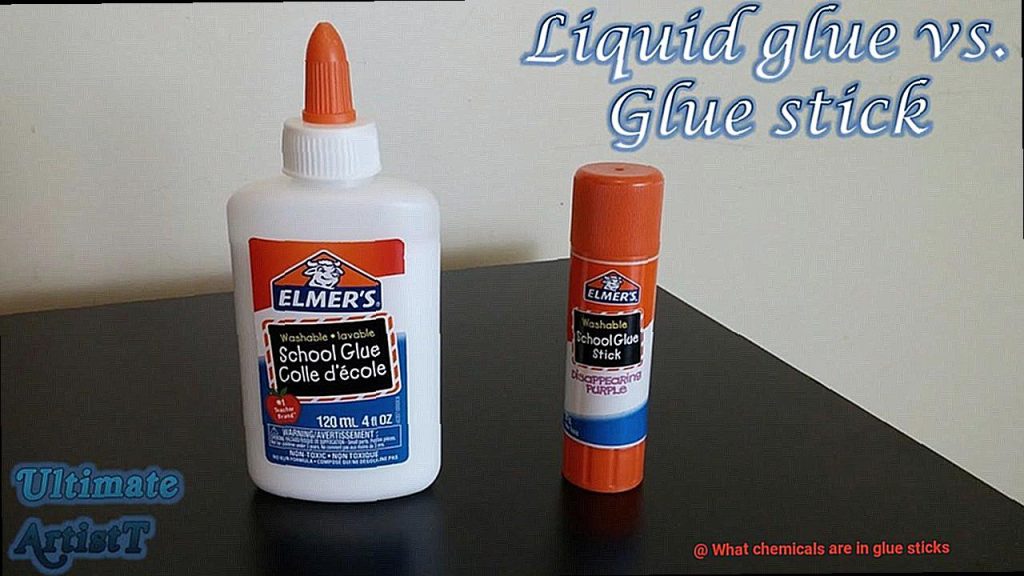 What chemicals are in glue sticks? Glue Things