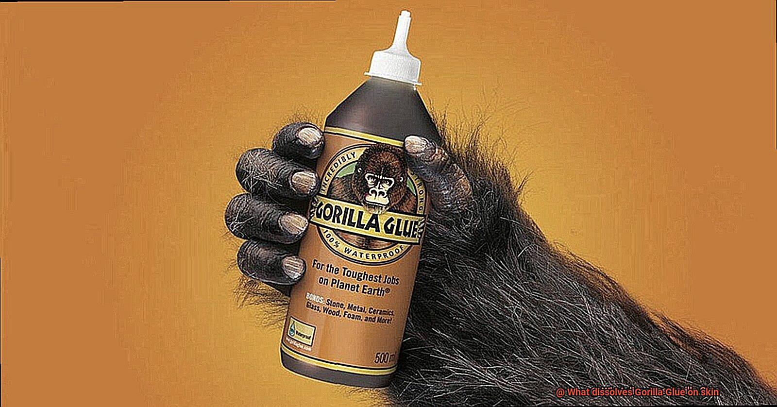 What dissolves Gorilla Glue on skin-2