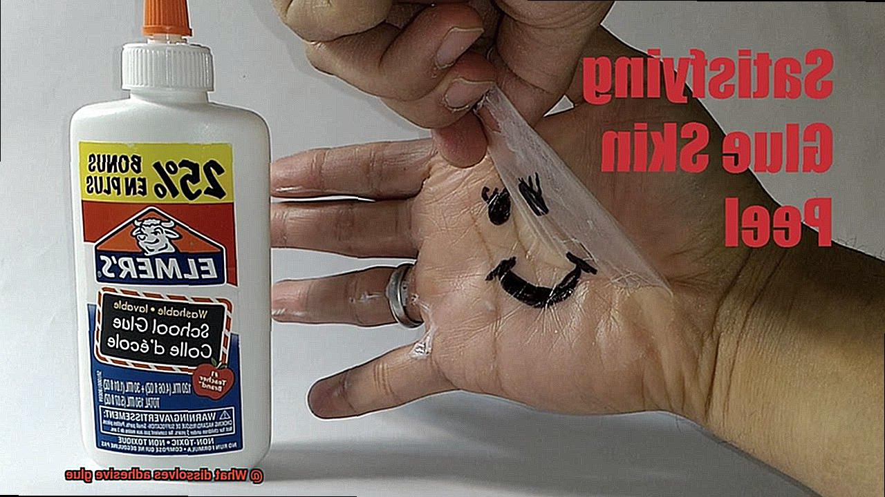 What dissolves adhesive glue-2