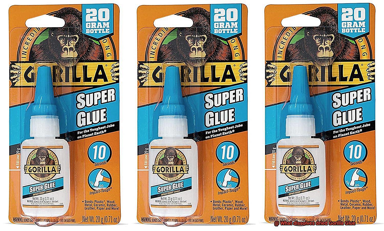 What dissolves dried Gorilla Glue-4