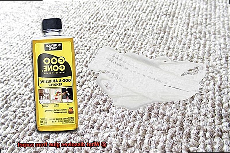 What dissolves glue from carpet-2