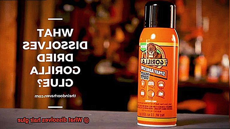 What dissolves hair glue-4