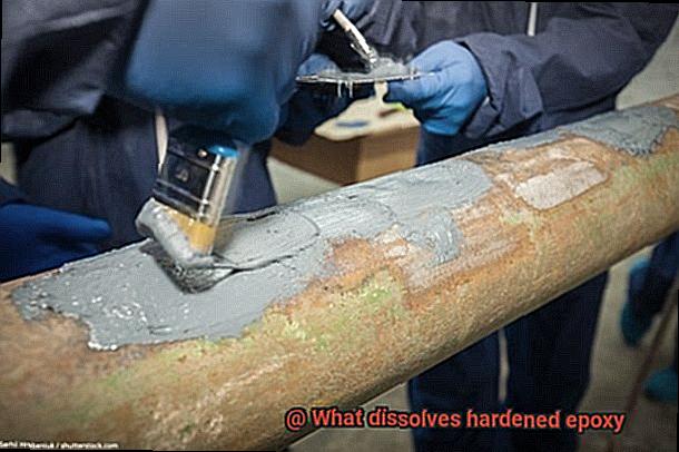 What dissolves hardened epoxy-3
