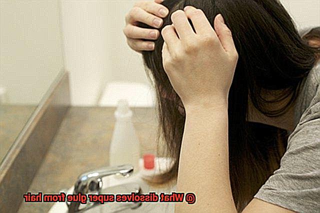 What dissolves super glue from hair-6