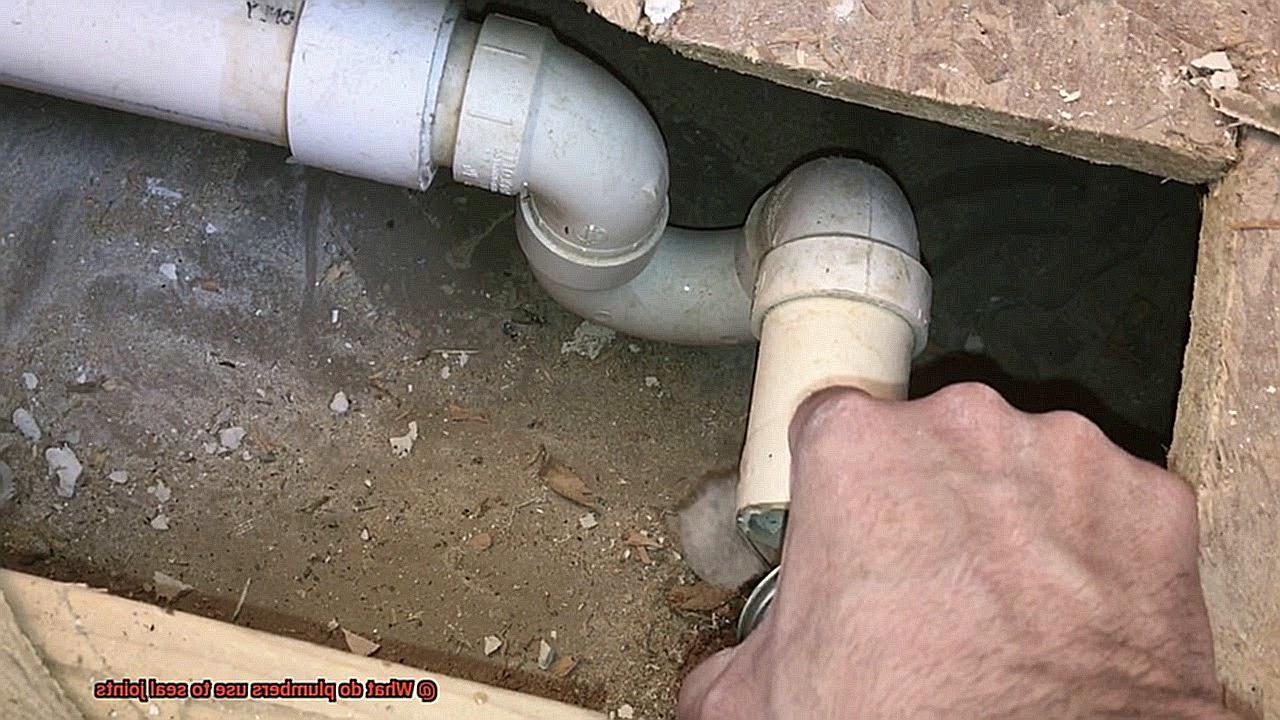 What do plumbers use to seal joints-4