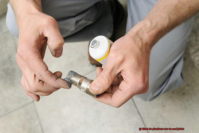 What do plumbers use to seal joints? Glue Things