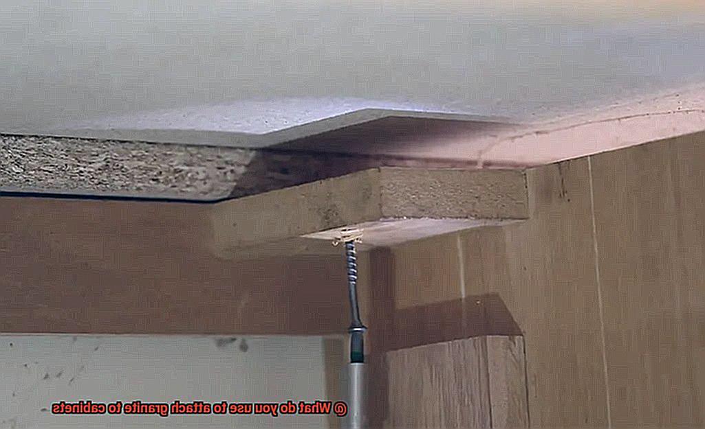 What do you use to attach granite to cabinets-2
