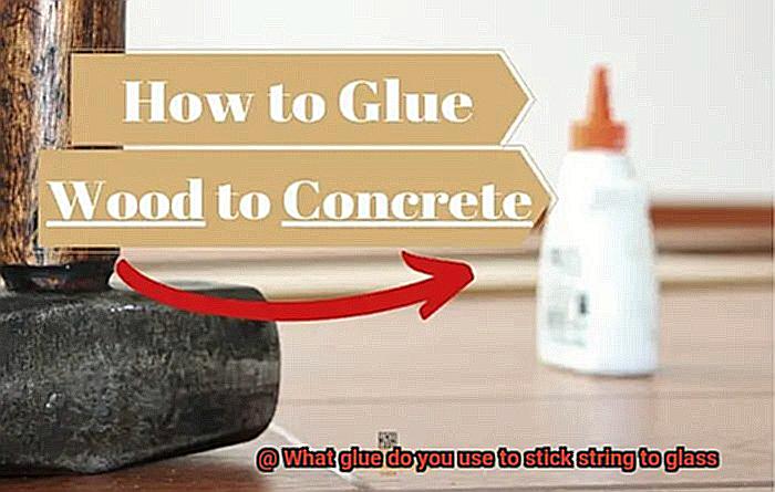 What glue do you use to stick string to glass-4