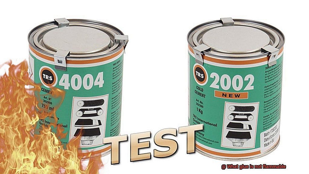 What glue is not flammable? Glue Things