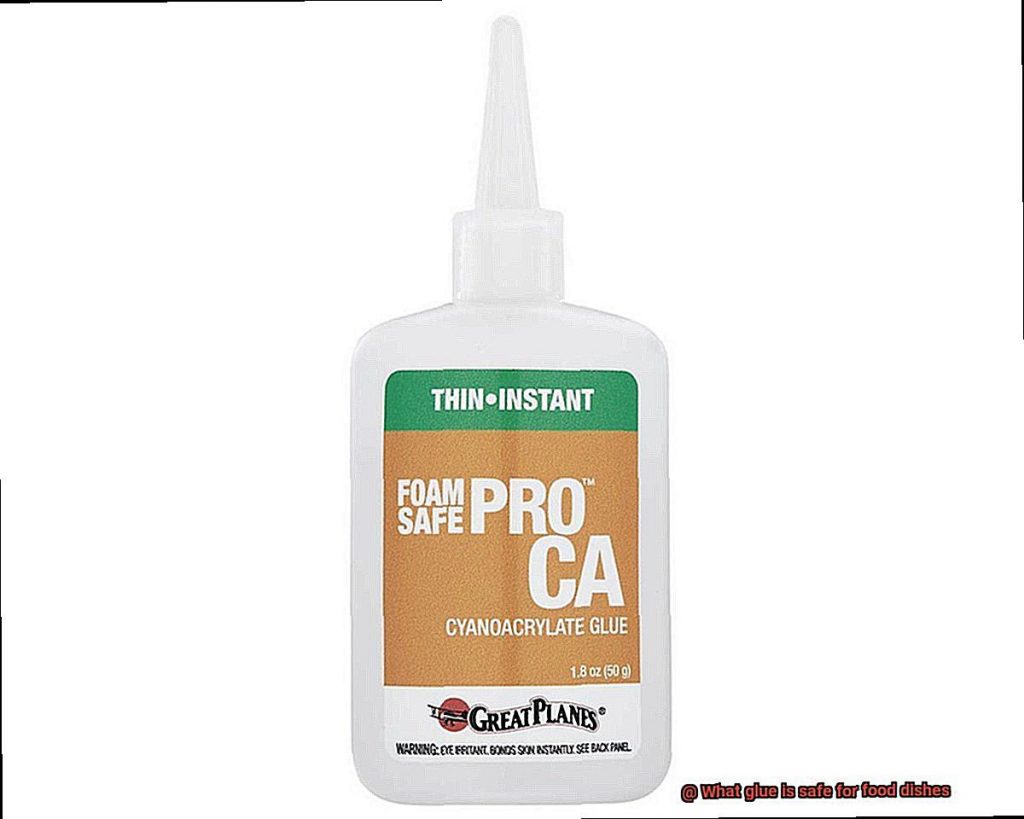 What glue is safe for food dishes? Glue Things