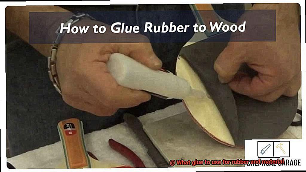 What glue to use for rubber and material-3