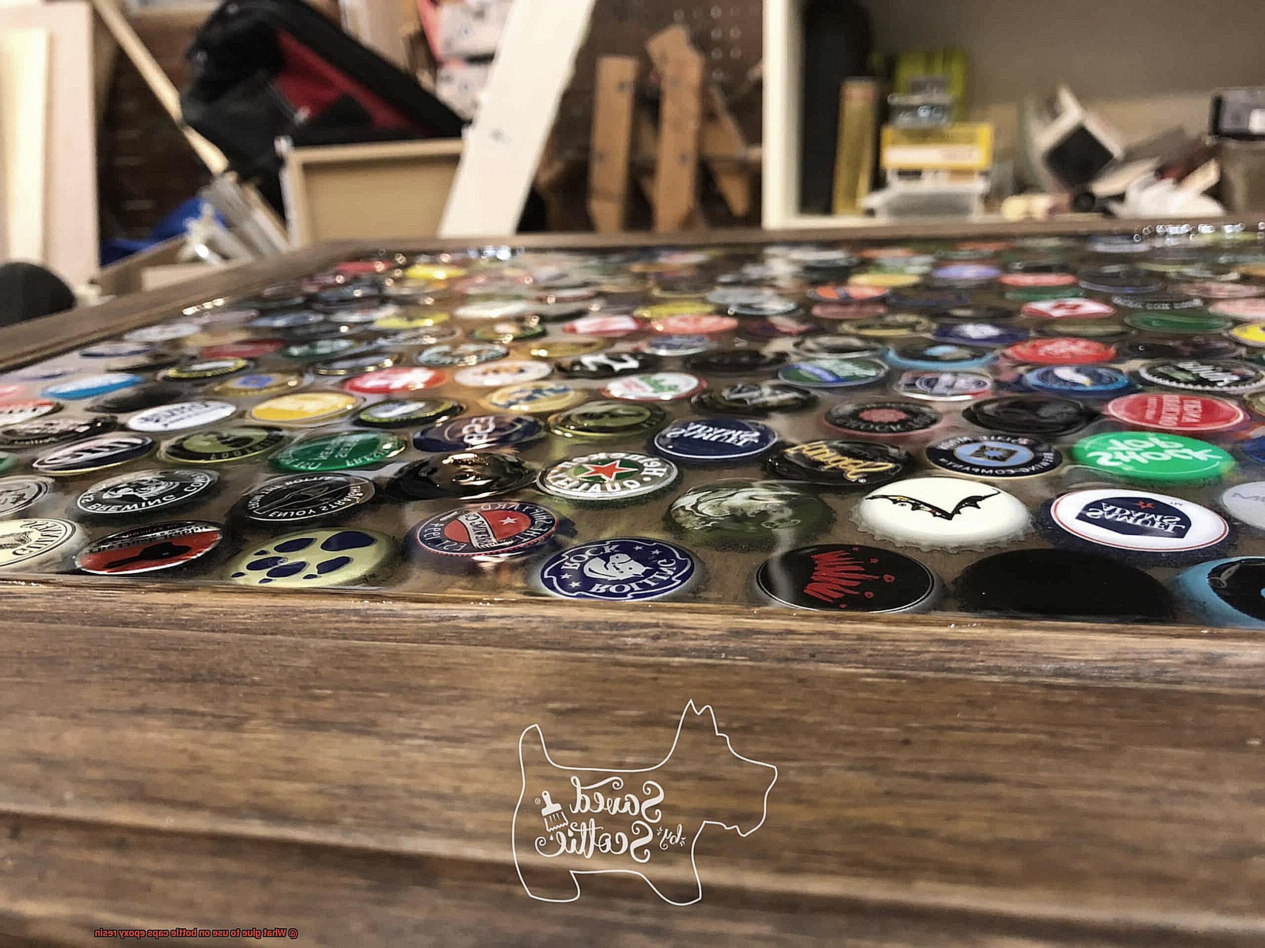 What glue to use on bottle caps epoxy resin-3