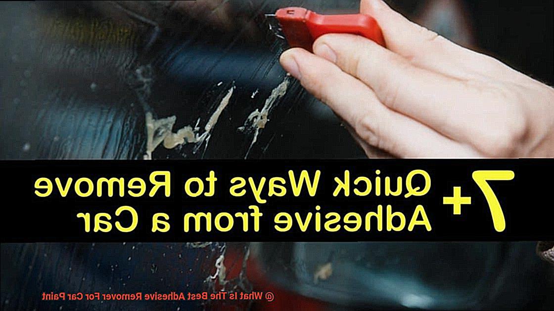 What Is The Best Adhesive Remover For Car Paint-5